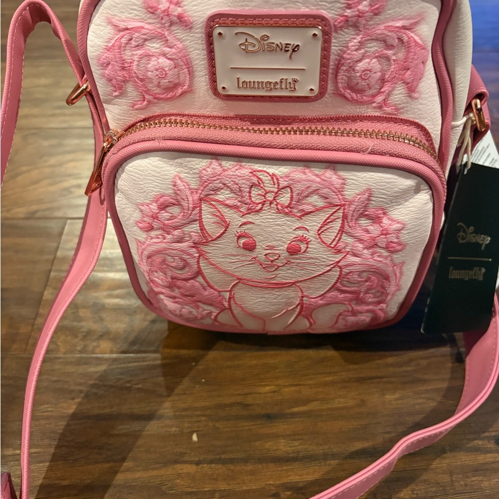 Loungefly Disney The Aristocats Marie Tonal Carving Crossbody Bag - Picture 2 of 4